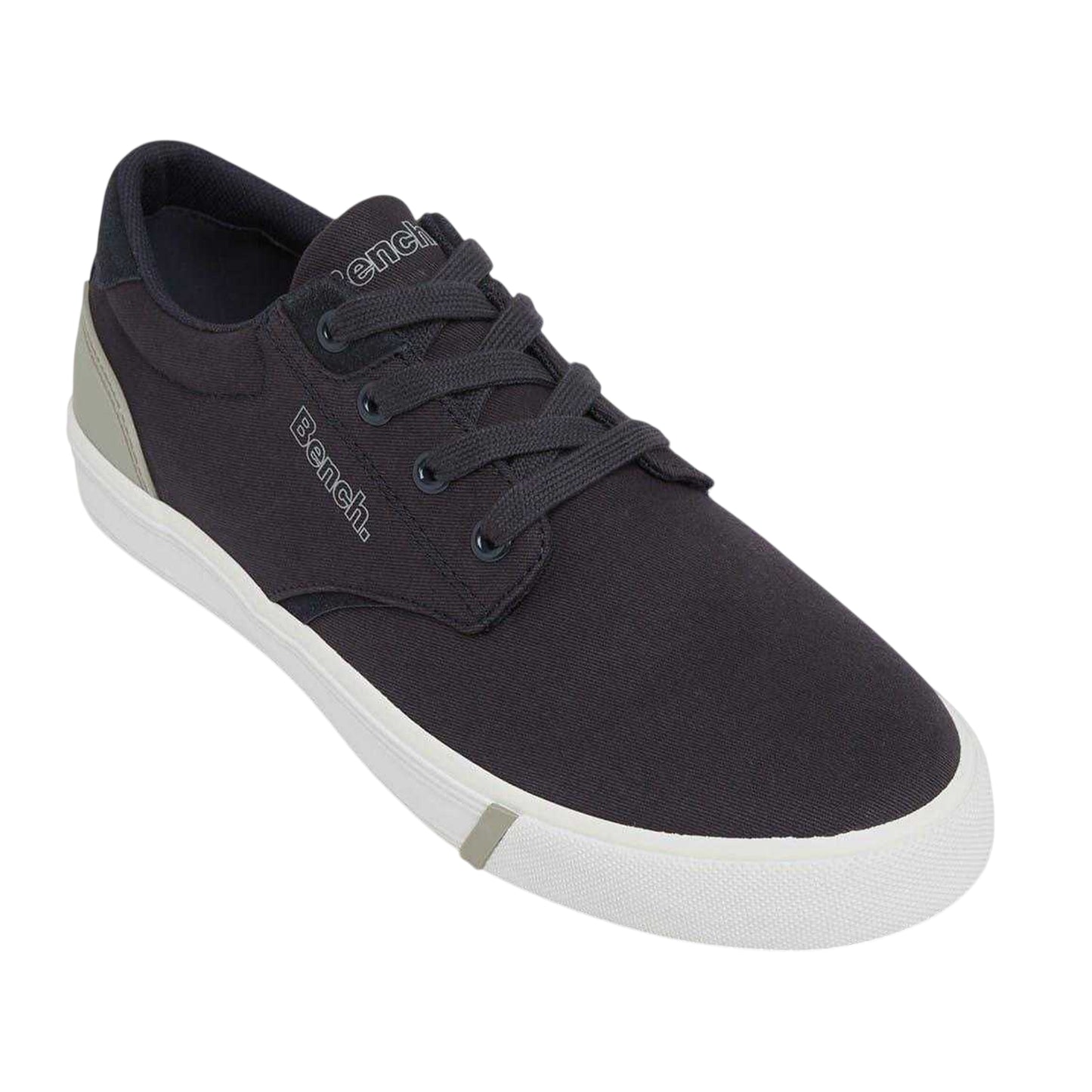 Navy - Lifestyle - Bench Mens Briscoe Canvas Flat Trainers
