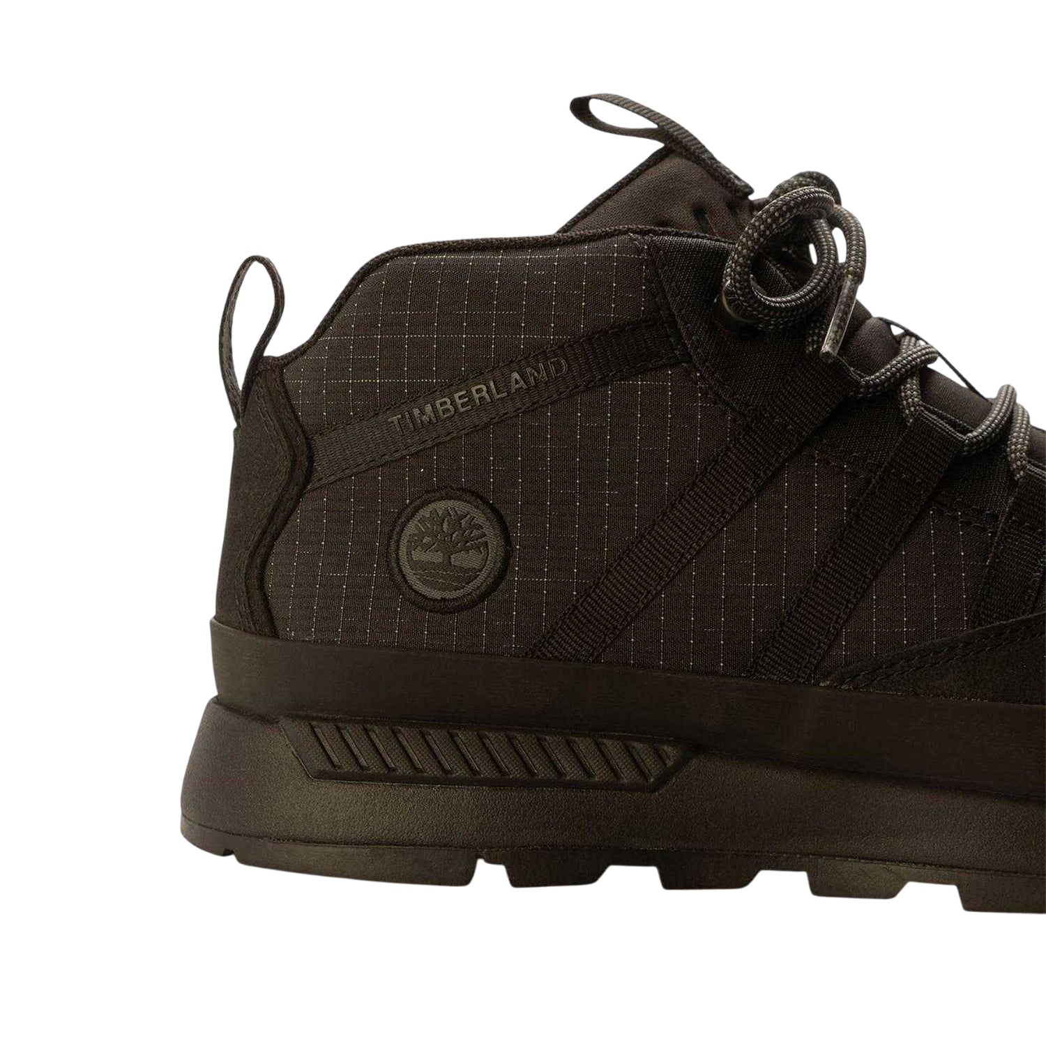 Black - Side - Timberland Childrens-Kids Trekker Leather Hiking Boots