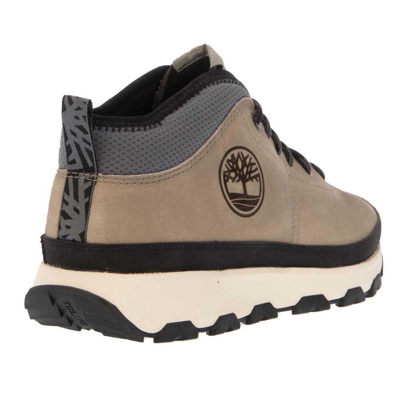 Taupe - Back - Timberland Mens Winsor Trail Leather GreenStride Trainers