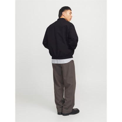 Black - Pack Shot - Jack And Jones Mens Bomber Jacket