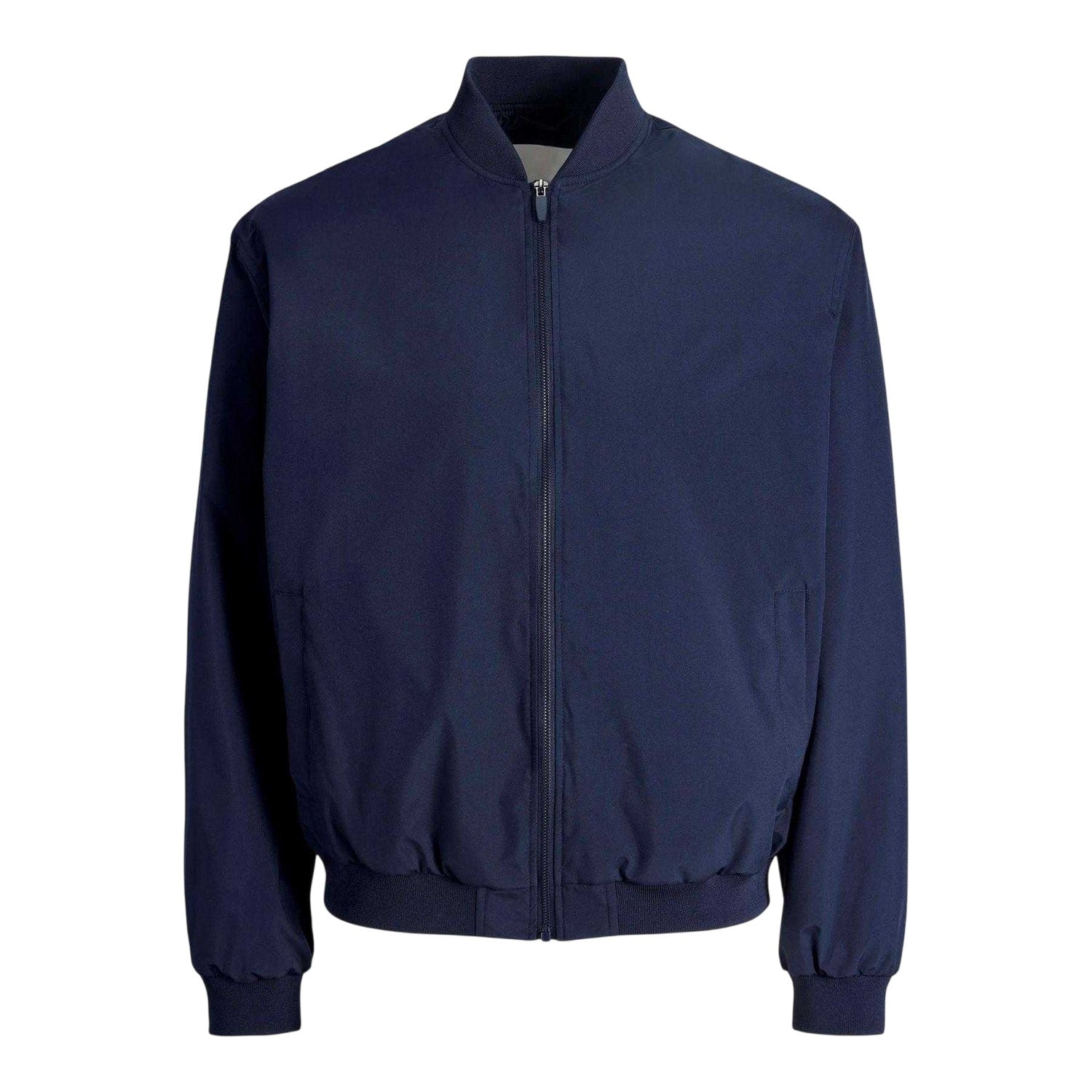 Navy Blazer - Front - Jack And Jones Mens Bomber Jacket