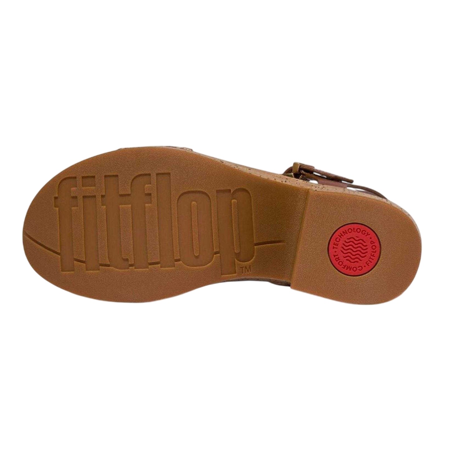 Tan - Lifestyle - FitFlop Womens-Ladies Eloise Leather Platform Sandals