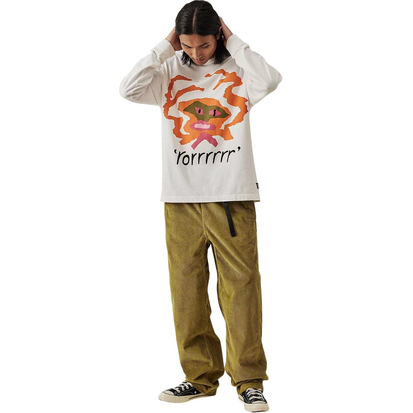 Moss Green - Pack Shot - Levis Mens Skate Wide Leg Trousers