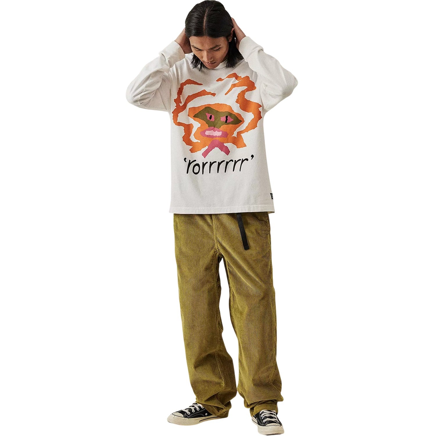 Moss Green - Pack Shot - Levis Mens Skate Wide Leg Trousers