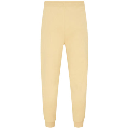 Beige - Back - Hugo Mens Fleece Logo Joggers