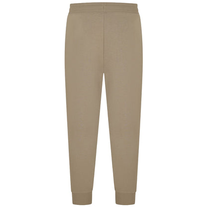 Medium Brown - Back - Hugo Mens Fleece Logo Joggers