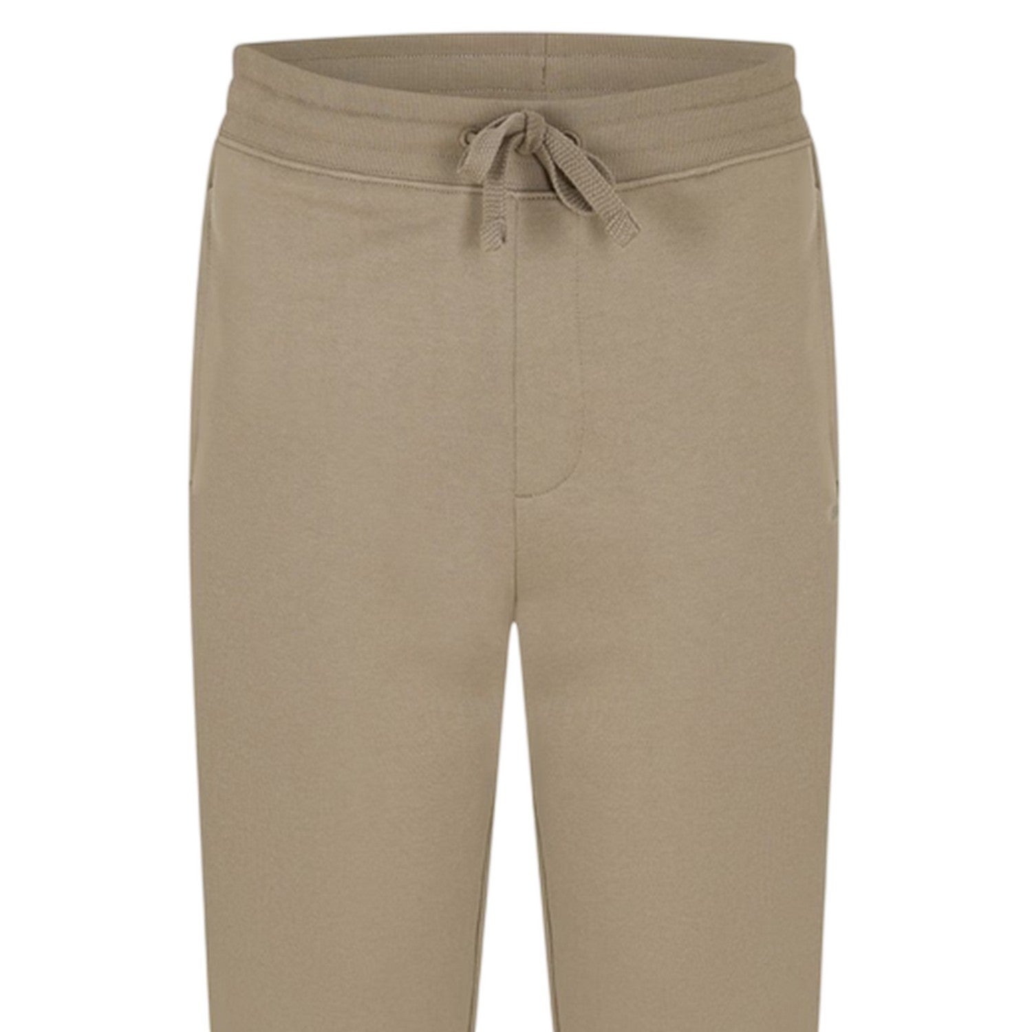 Medium Brown - Side - Hugo Mens Fleece Logo Joggers