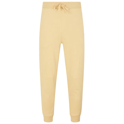 Beige - Front - Hugo Mens Fleece Logo Joggers