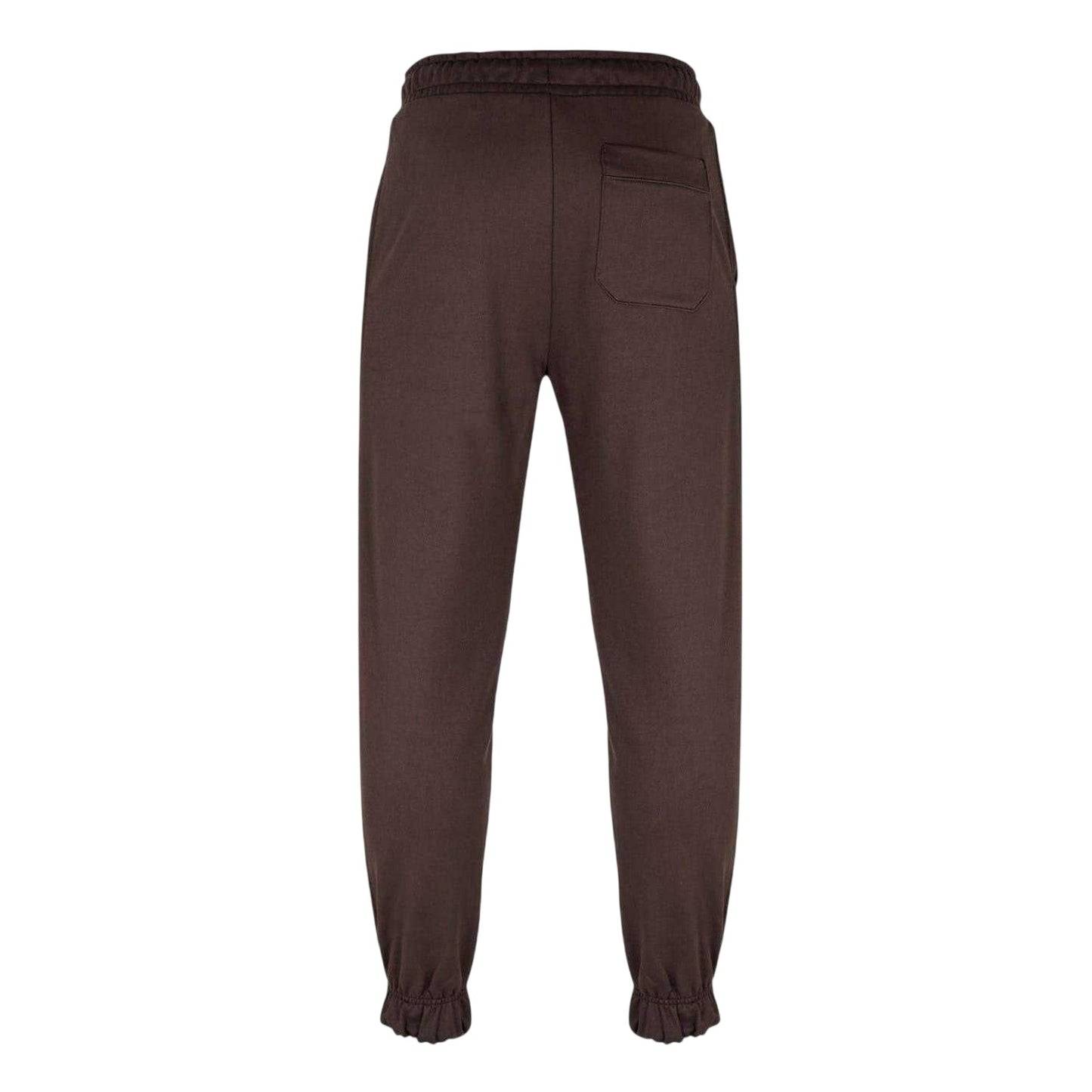 Dark Brown - Back - Hugo Mens Dchard Cotton Logo Joggers