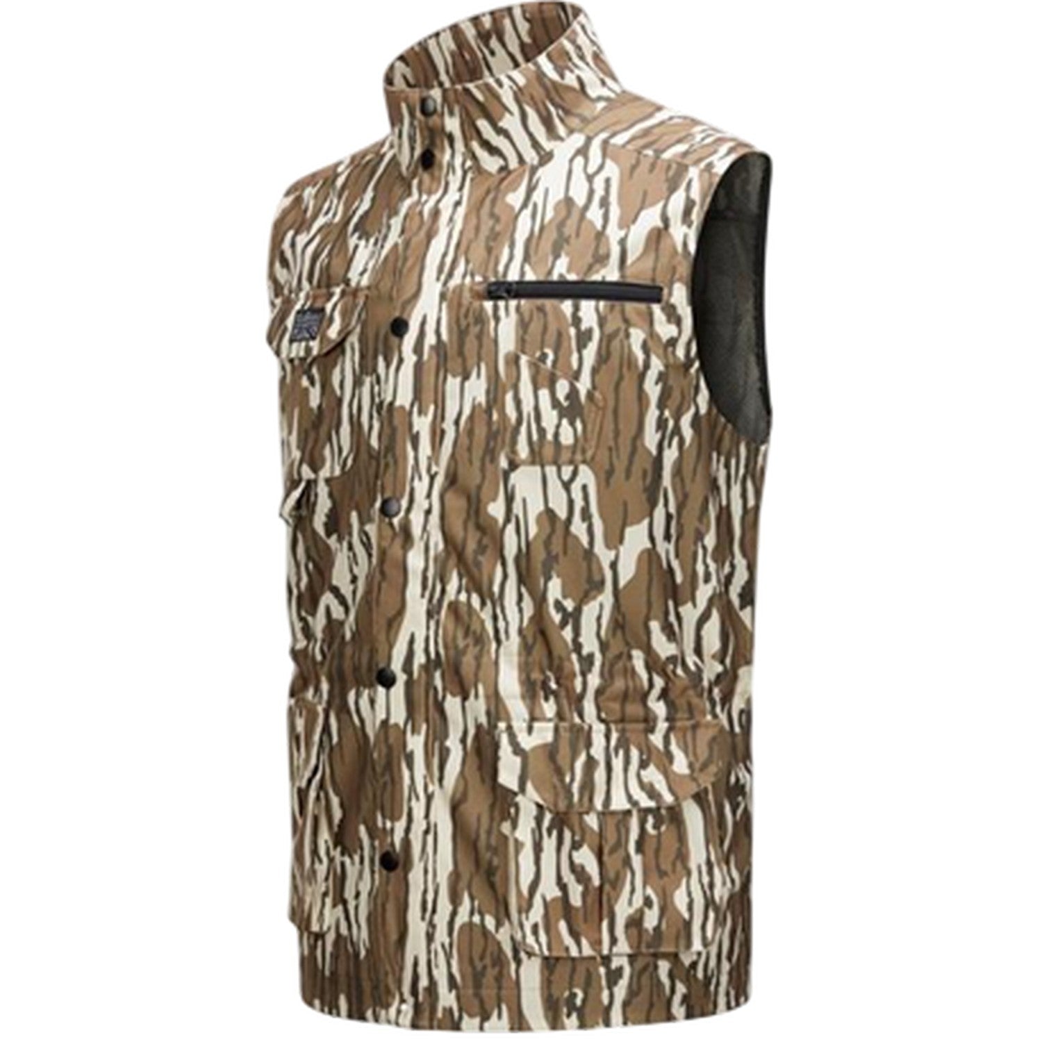 Sandy - Side - Diem Mens Camo Multi Pocket Gilet