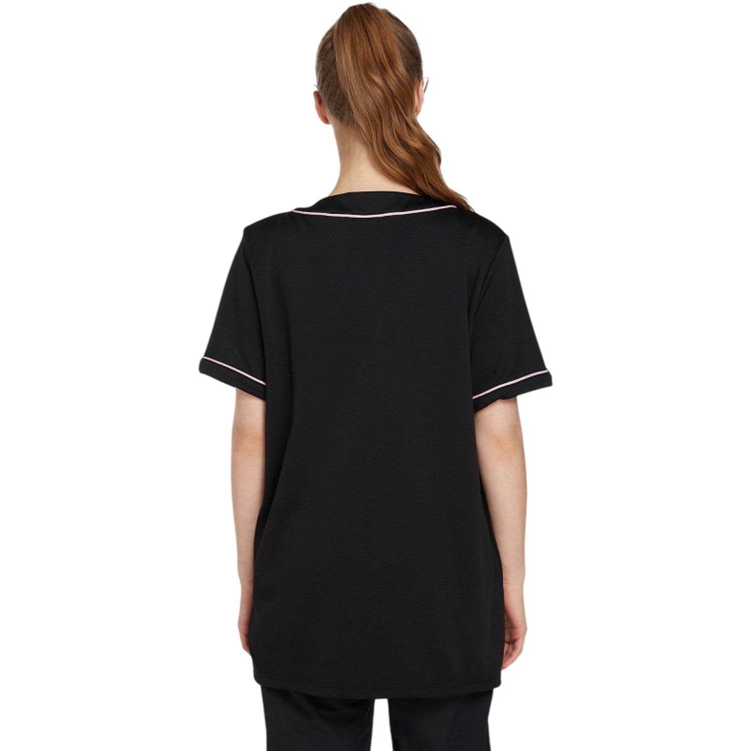 Black - Back - Ellesse Womens-Ladies Hybrid Jacket