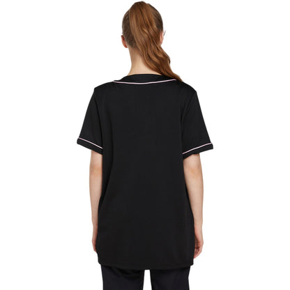Black - Back - Ellesse Womens-Ladies Hybrid Jacket