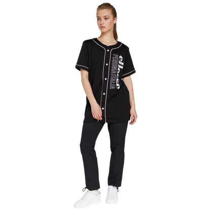 Black - Lifestyle - Ellesse Womens-Ladies Hybrid Jacket