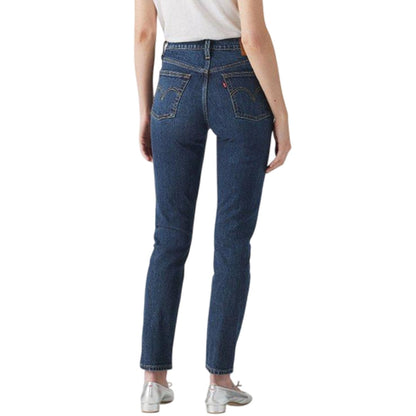 Dark Blue - Back - Levis Womens-Ladies 501 Same Intent Skinny Jeans