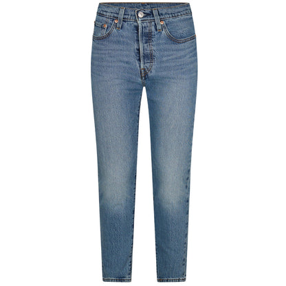Light Blue - Front - Levis Womens-Ladies 501 Same Intent Skinny Jeans