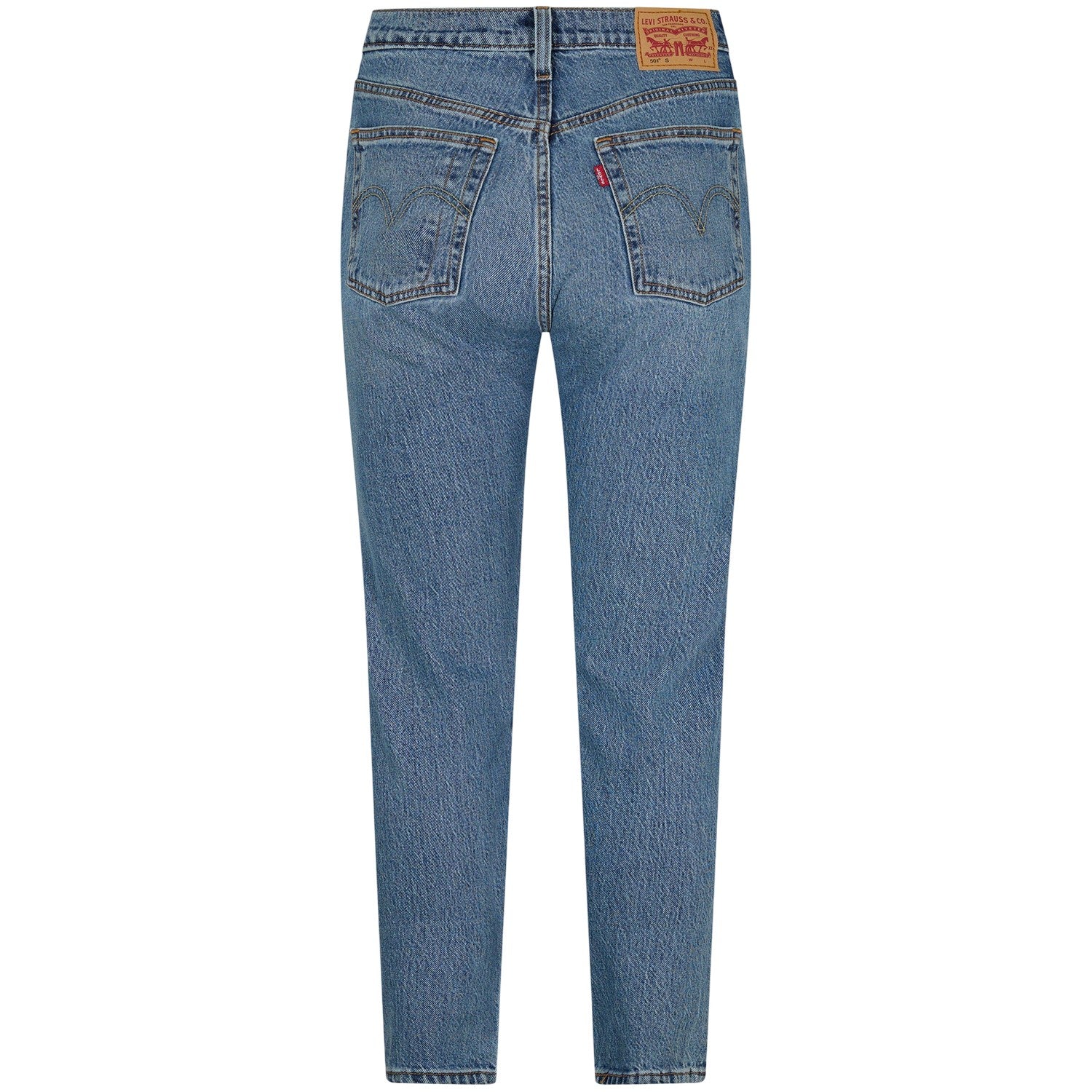 Light Blue - Back - Levis Womens-Ladies 501 Same Intent Skinny Jeans