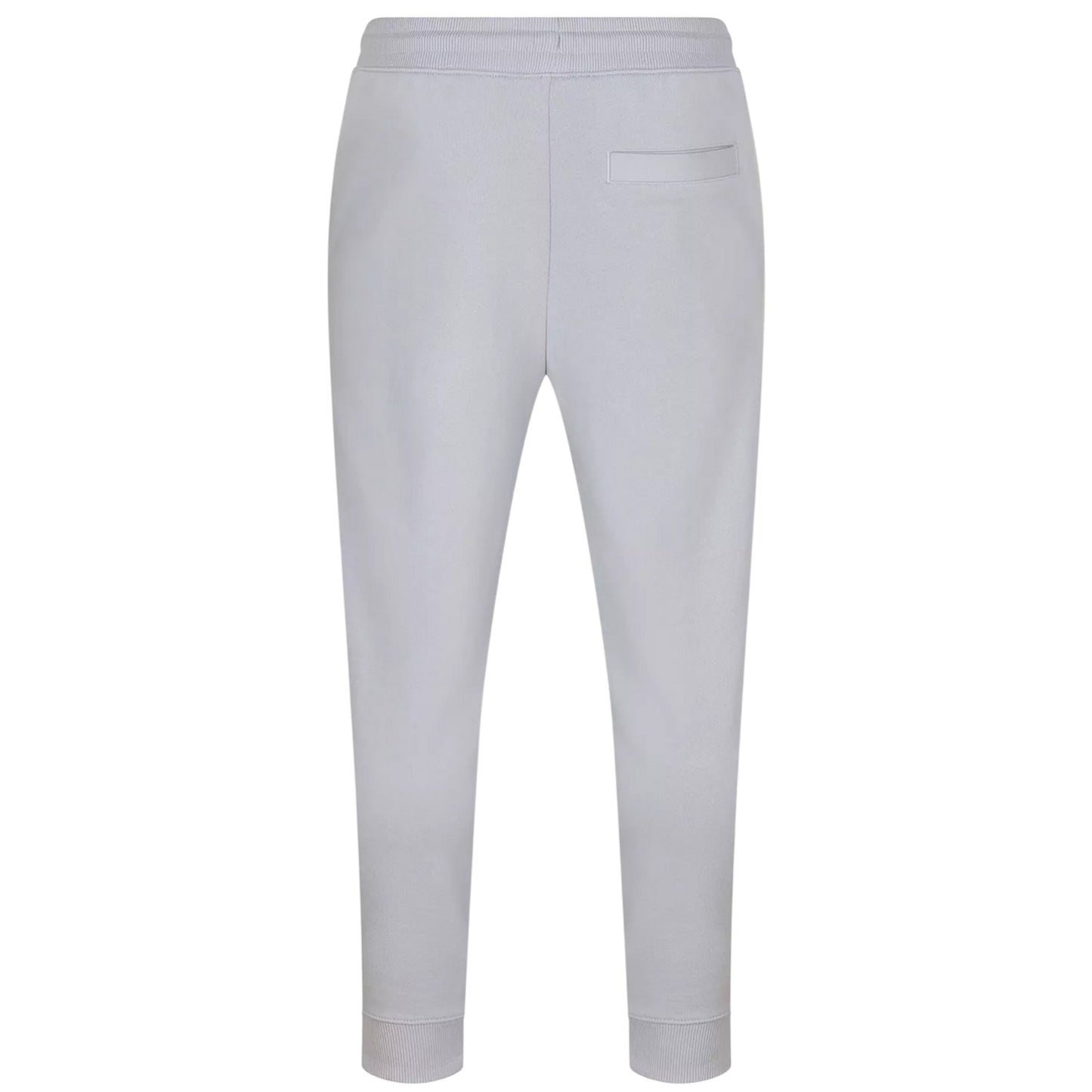 Light Grey-Pastel Grey - Back - Hugo Mens Fleece Logo Relaxed Fit Joggers