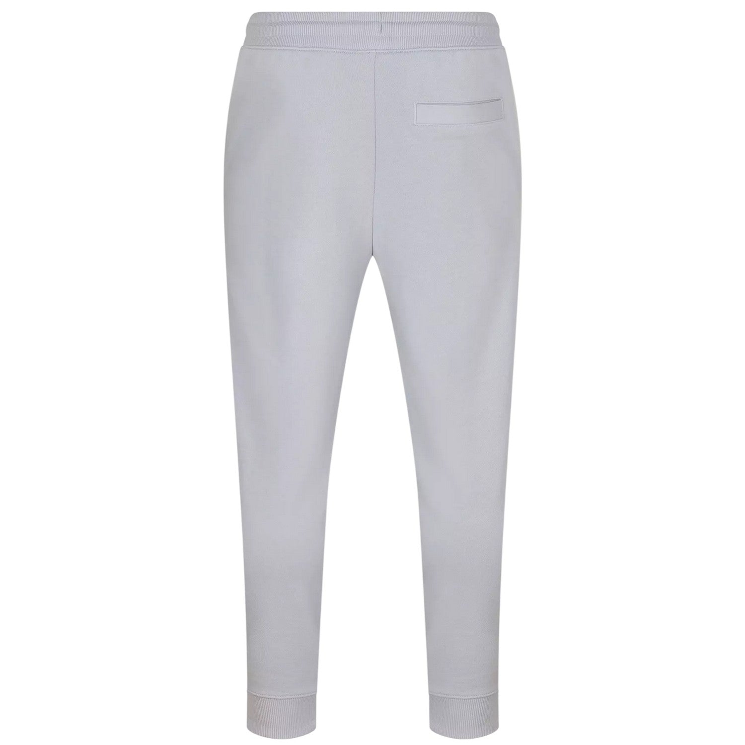 Light Grey-Pastel Grey - Back - Hugo Mens Fleece Logo Relaxed Fit Joggers