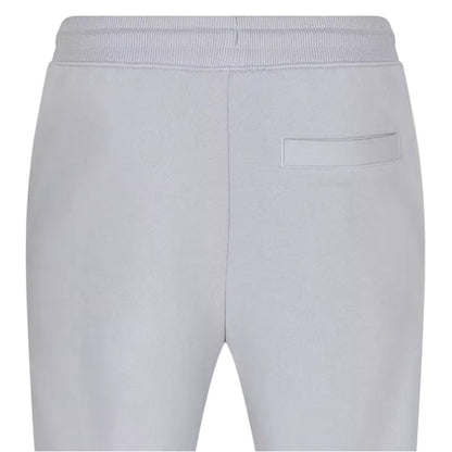 Light Grey-Pastel Grey - Lifestyle - Hugo Mens Fleece Logo Relaxed Fit Joggers