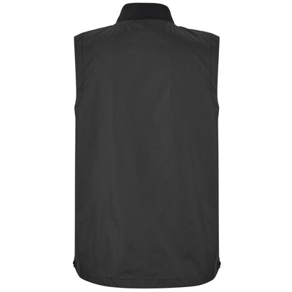 Jet Black - Back - Luke 1977 Mens Tech Logo Gilet