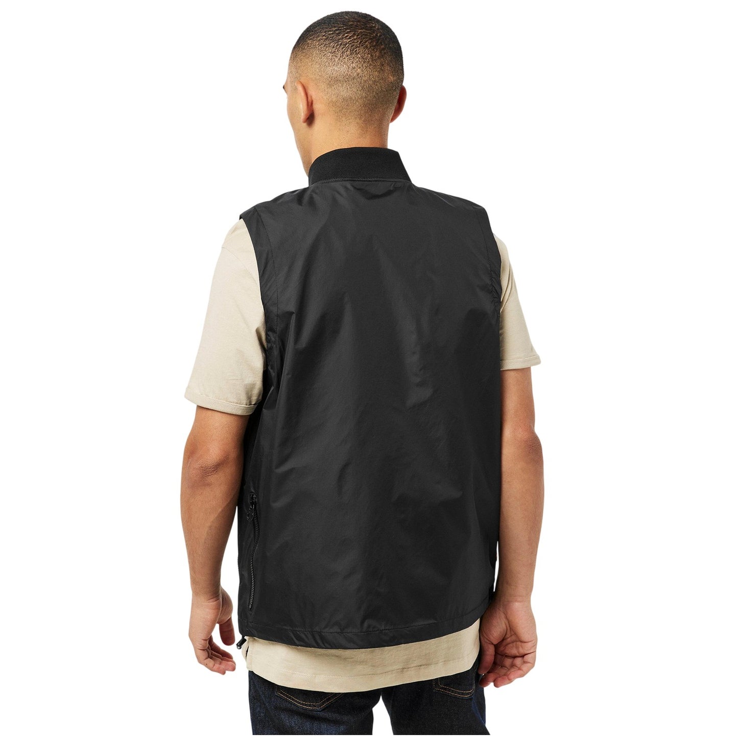 Jet Black - Lifestyle - Luke 1977 Mens Tech Logo Gilet