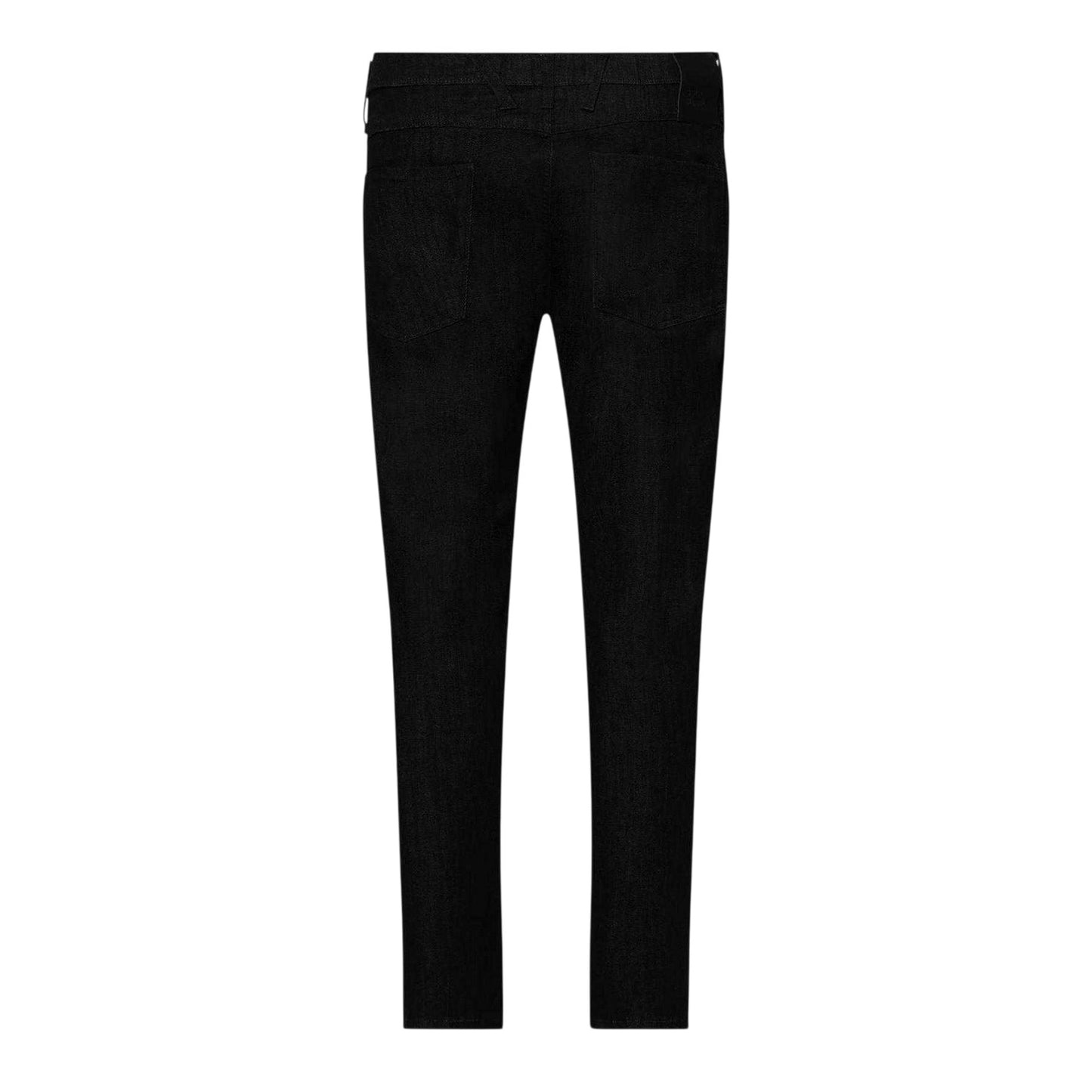 Black - Back - Replay Mens Anbass Cotton Blend Slim Jeans