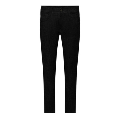 Black - Front - Replay Mens Anbass Cotton Blend Slim Jeans