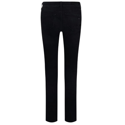 Grey - Back - Replay Womens-Ladies Faaby Slim Jeans