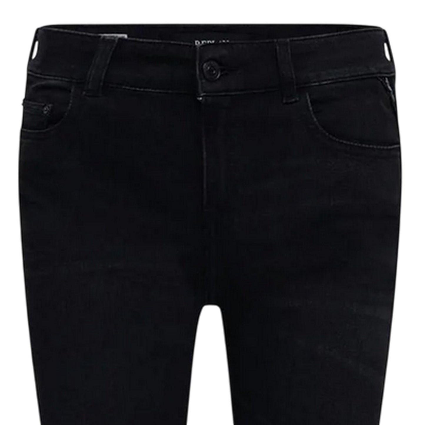 Grey - Side - Replay Womens-Ladies Faaby Slim Jeans