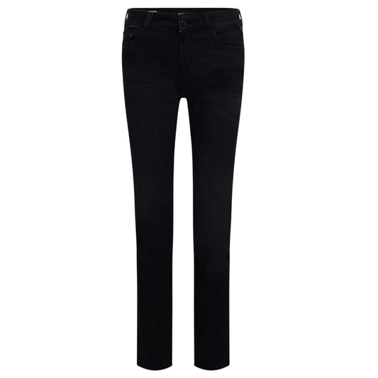 Grey - Front - Replay Womens-Ladies Faaby Slim Jeans