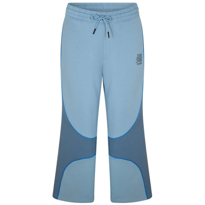 Medium Blue - Front - Hugo Mens Dinodie Woven Colour Block Joggers