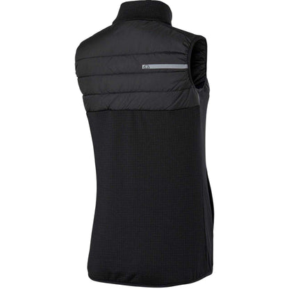 Black - Back - Ellesse Womens-Ladies Pogali Logo Lightweight Gilet