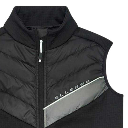 Black - Lifestyle - Ellesse Womens-Ladies Pogali Logo Lightweight Gilet