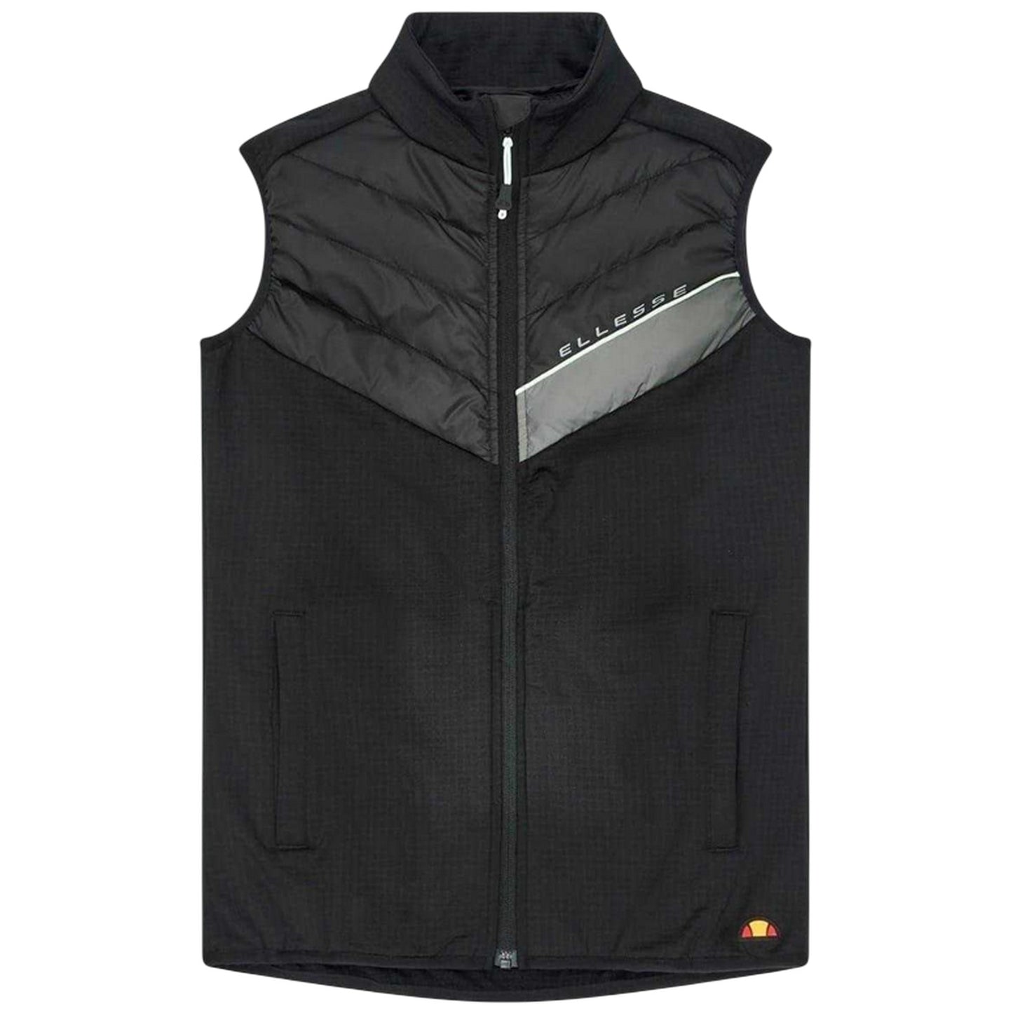 Black - Front - Ellesse Womens-Ladies Pogali Logo Lightweight Gilet