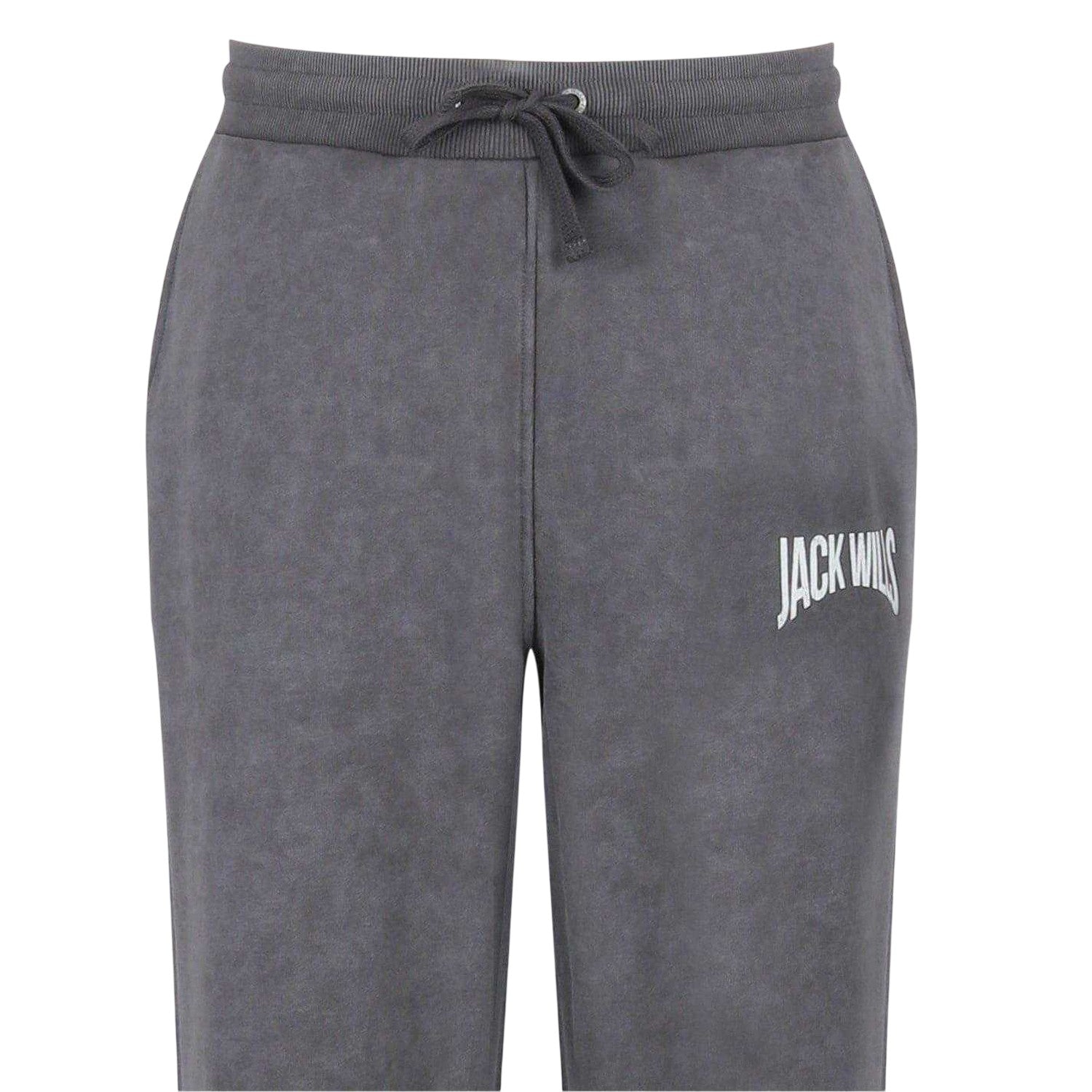 Forged Iron - Lifestyle - Jack Wills Mens Fleece Logo Regular Joggers