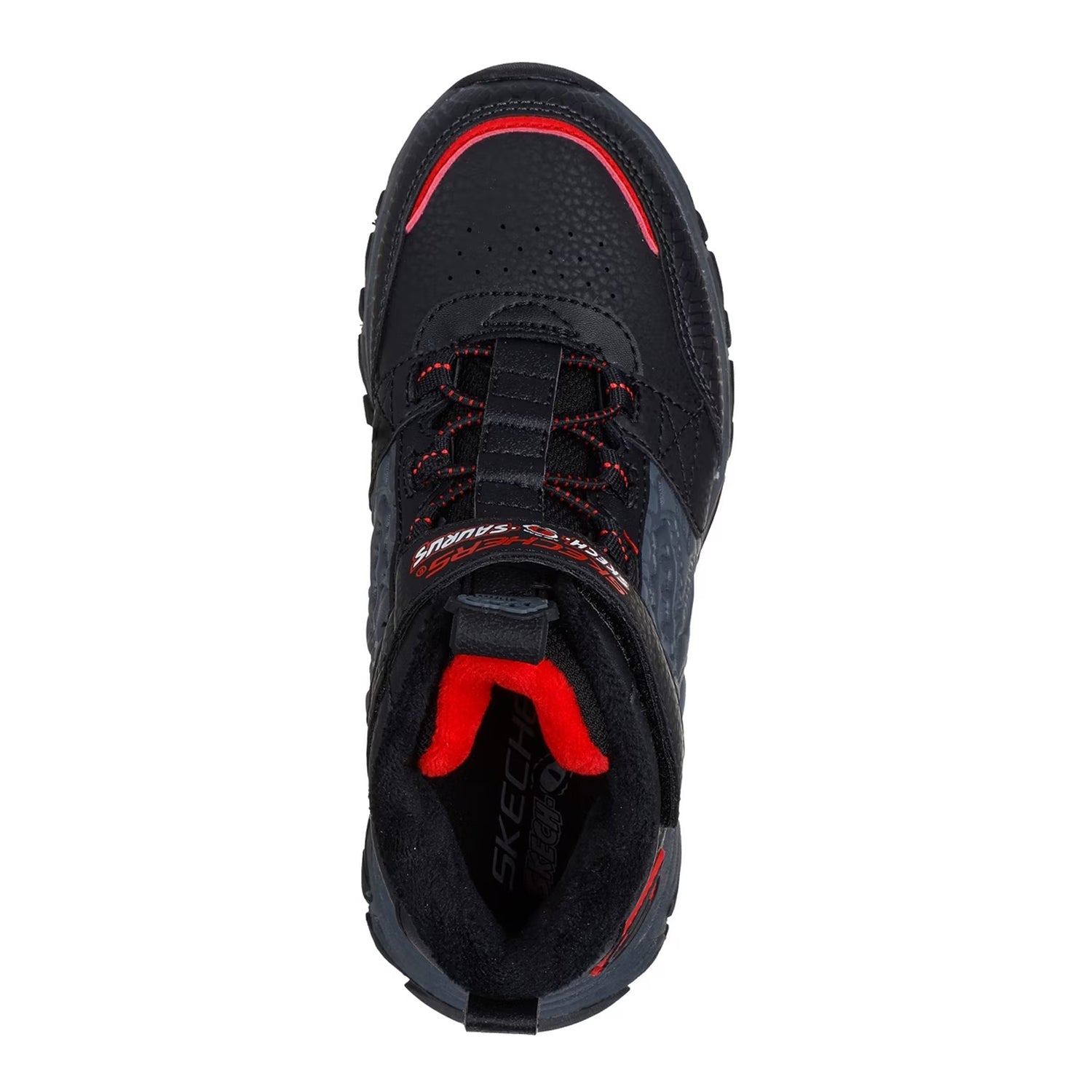 Black-Red - Side - Skechers Childrens-Kids Skech-Saurus Ranger Walking Boots