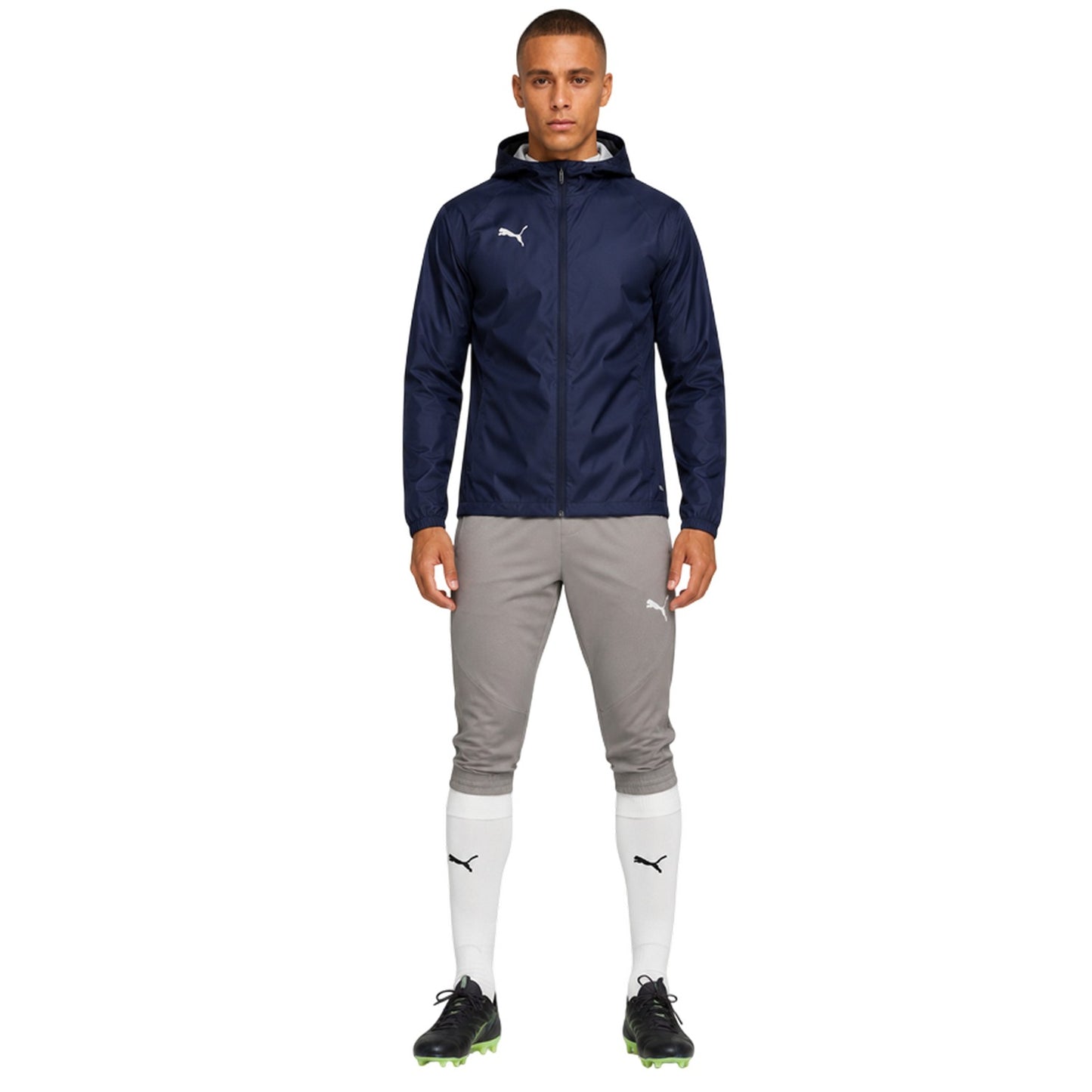 Navy - Pack Shot - Puma Mens All Weather Regular Jacket