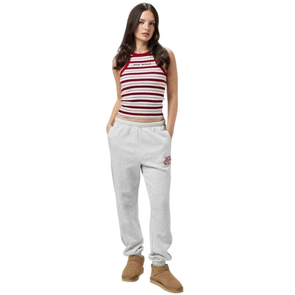 Light Heather - Pack Shot - Jack Wills Womens-Ladies Fleece Straight Joggers