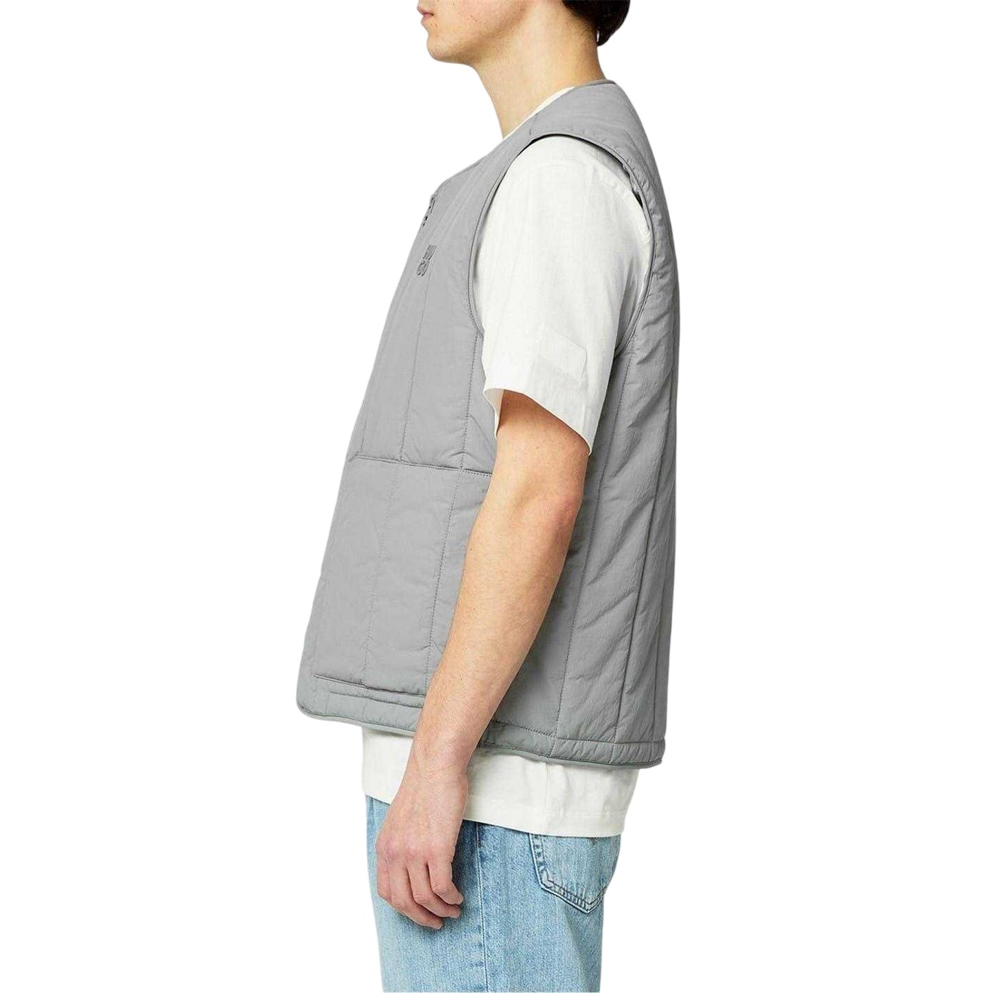 Grey - Lifestyle - Hugo Mens Batino Logo Gilet