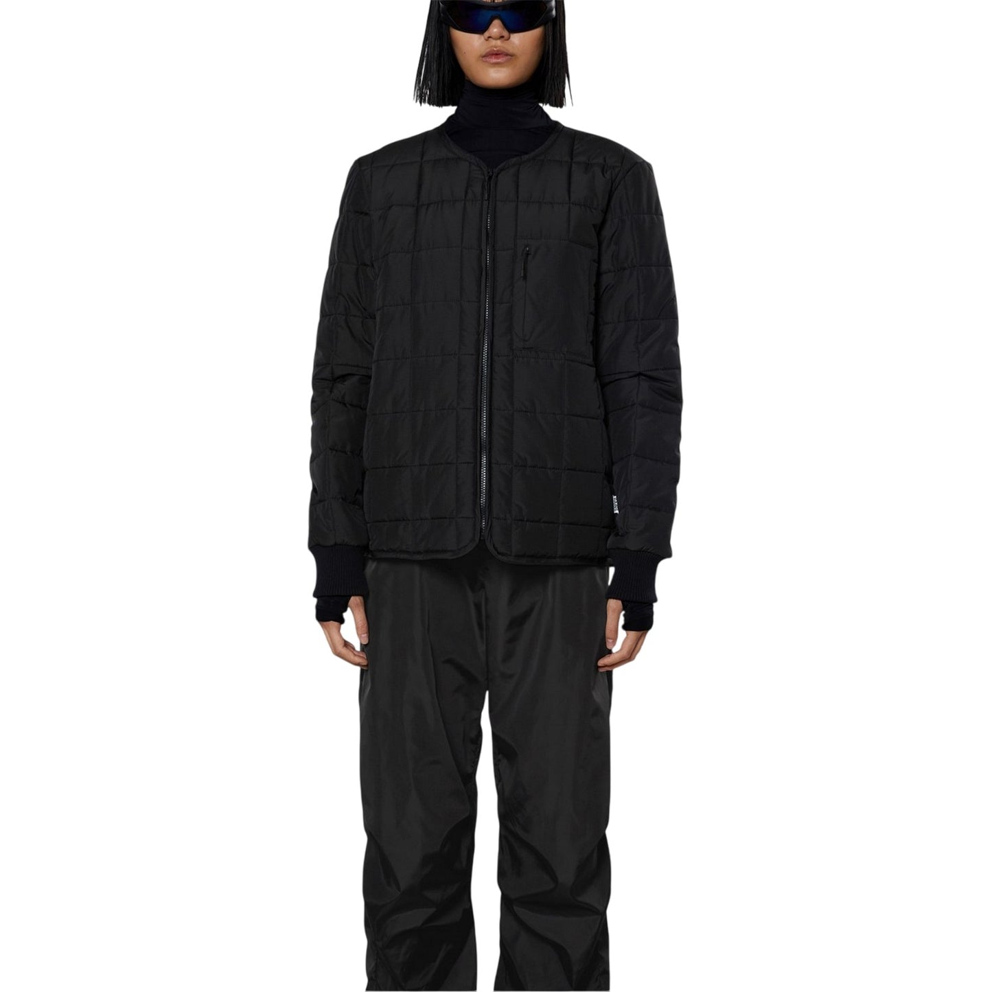 Black - Side - Rains Unisex Adult Solid Soft Shell Jacket