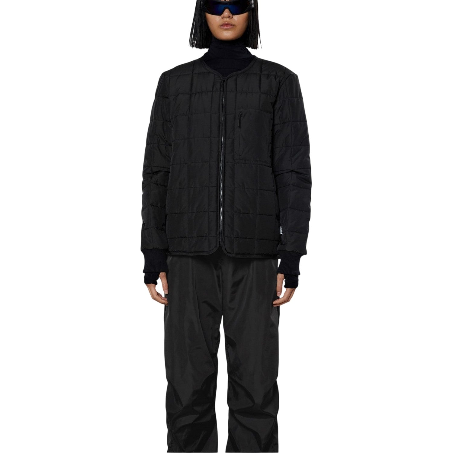 Black - Side - Rains Unisex Adult Solid Soft Shell Jacket