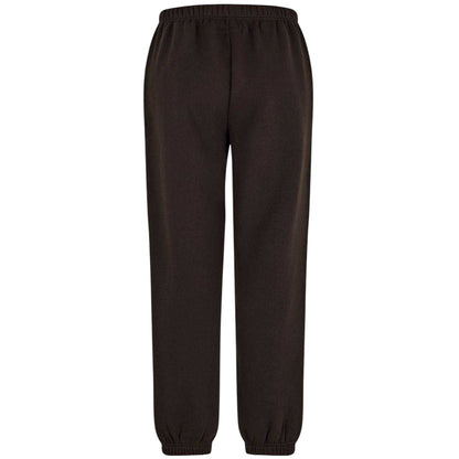 Chocolate - Back - Jack Wills Womens-Ladies Bubble Cotton Logo Joggers