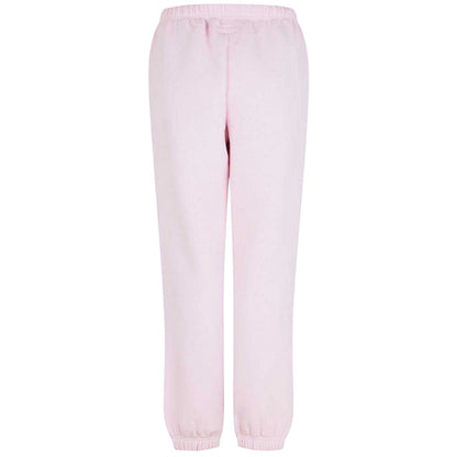 Pink - Back - Jack Wills Womens-Ladies Bubble Cotton Logo Joggers