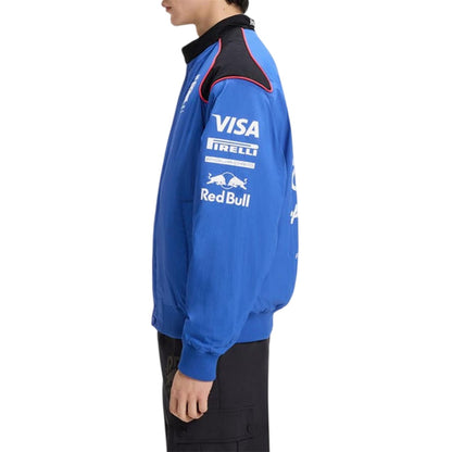 Medium Blue - Lifestyle - Hugo Mens Formula 1 Nylon Bomber Jacket