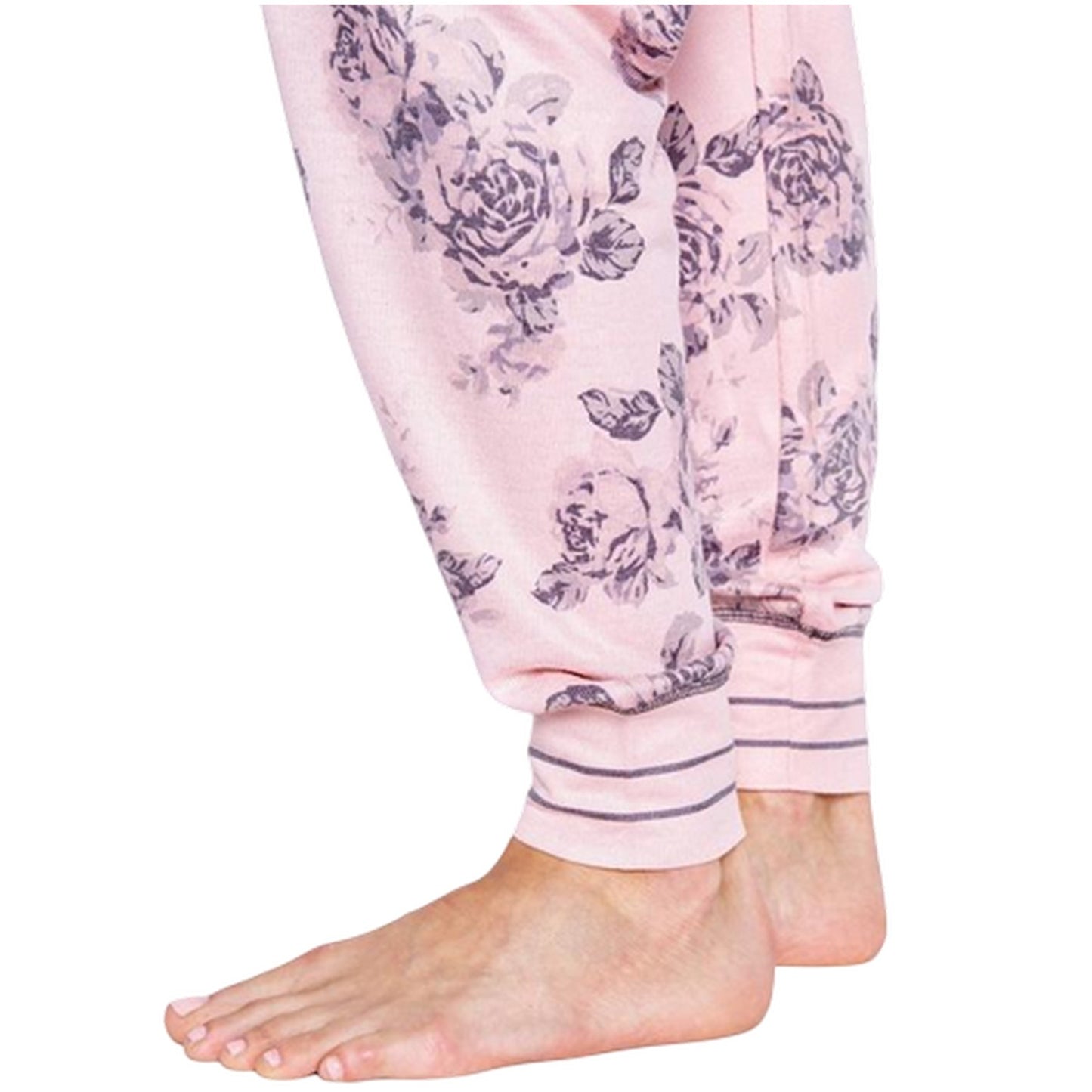 Pink - Lifestyle - PJ Salvage Womens-Ladies Roses Jogging Bottoms