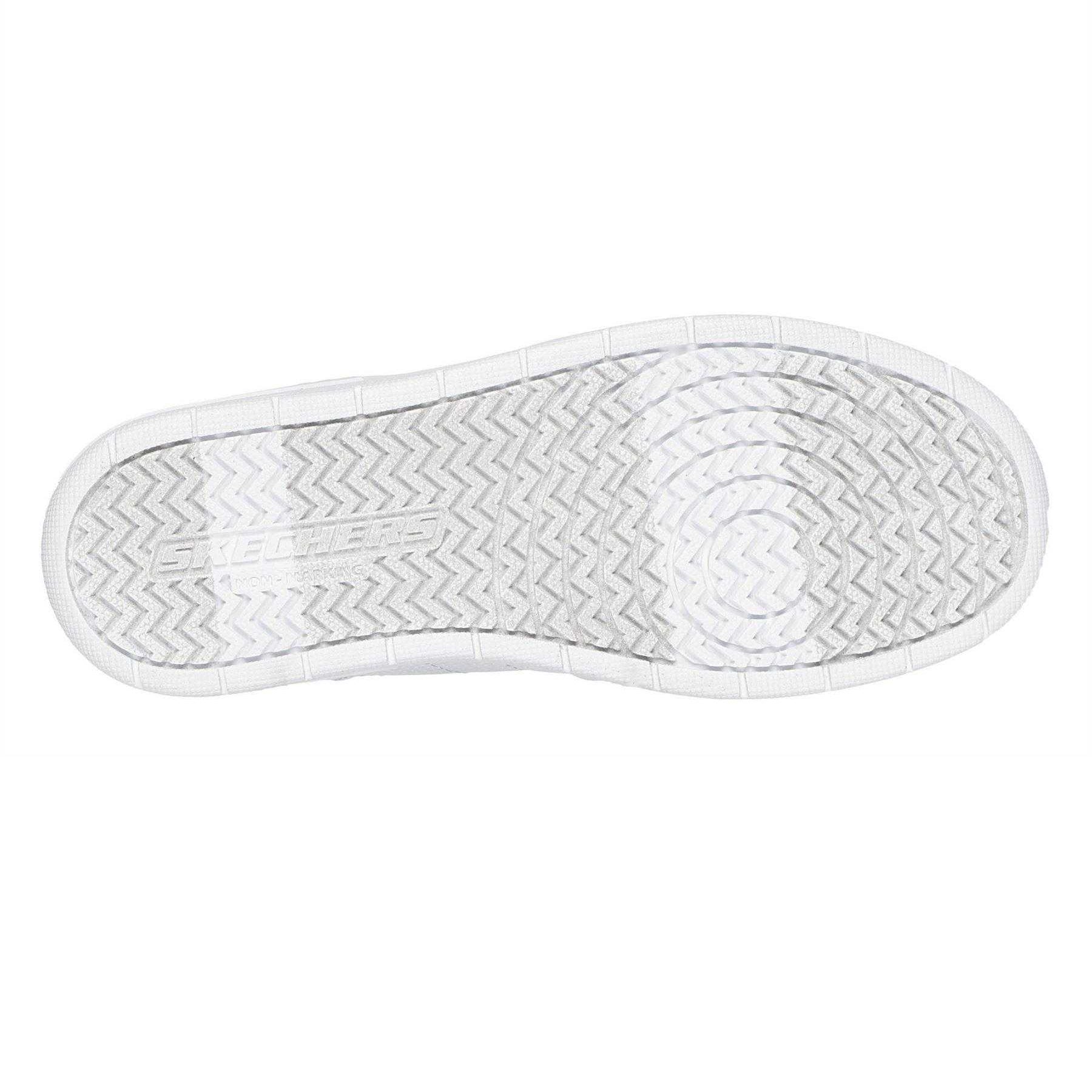 White - Lifestyle - Skechers Childrens-Kids Smith Street High Top Trainers