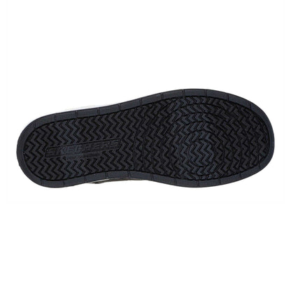 Black-White - Lifestyle - Skechers Childrens-Kids Smith Street High Top Trainers