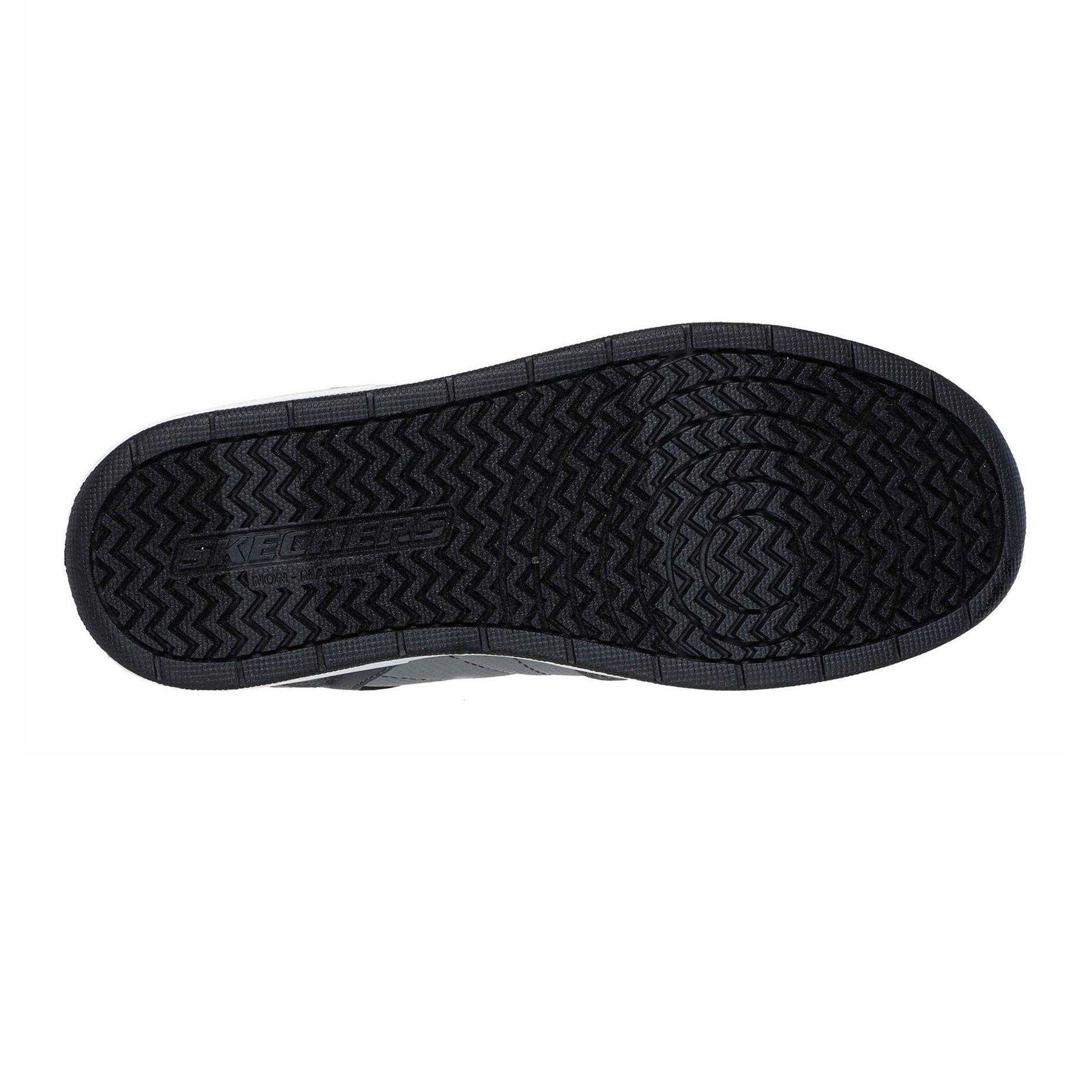 Grey - Lifestyle - Skechers Childrens-Kids Smith Street High Top Trainers