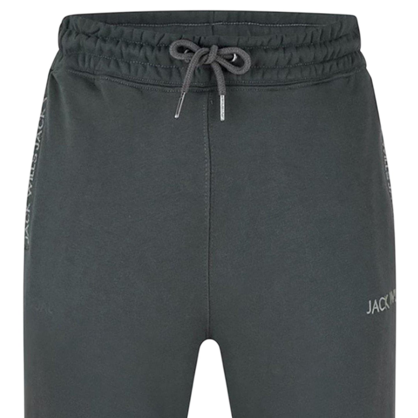 Slate - Side - Jack Wills Childrens-Kids Jacquard Slim Joggers