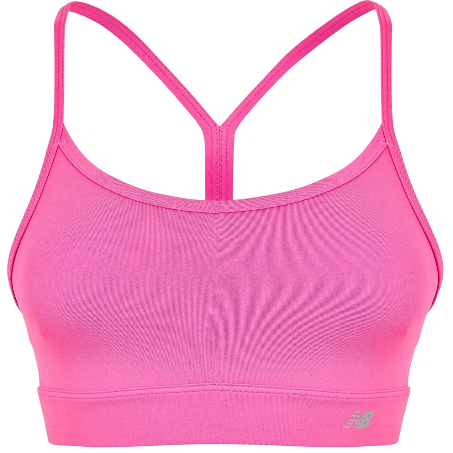 Pink - Front - New Balance Womens-Ladies Essentials Non-Wired Sports Bra